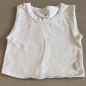 FP Movement by Free People Ribbed Cream Tank Top